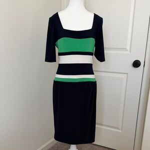 Lauren Ralph Lauren Navy and Green Dress